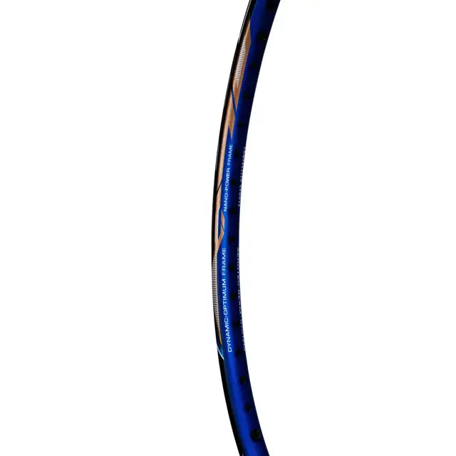 Li Ning IGNITE 8 Badminton Racket - Prestrung with Black Blue & Gold Design | Professional Carbon Fiber Shuttlecock Racket for Smash & Control | Perfect for Tournaments & Training | Made in China