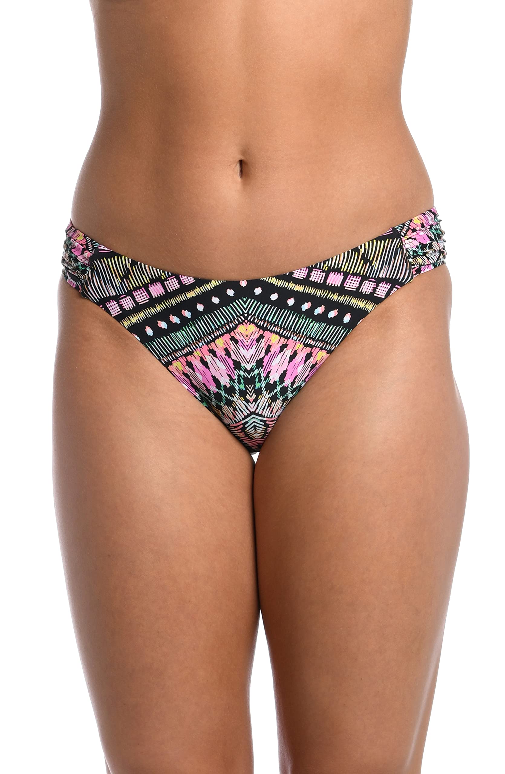 AMAVI High Waisted Bikini Bottoms - Side Shirred Hipster Swimwear for Women | Perfect for Beach Vacations, Pool Parties & Summer Getaways