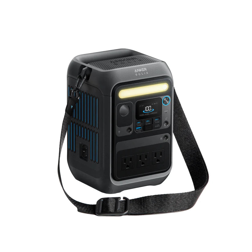 Anker SOLIX C300X Portable Power Station 288Wh 300W - Solar Generator for Camping, Outdoor Adventures & Emergency Backup Power