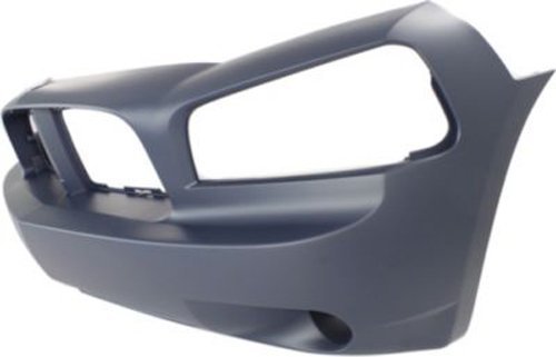 CPP Primed Front Bumper Cover Replacement for 2006-2010 Dodge Charger - Durable ABS Plastic, Perfect Fit, Easy Installation - Upgrade Your Car's Appearance for Daily Driving & Auto Shows
