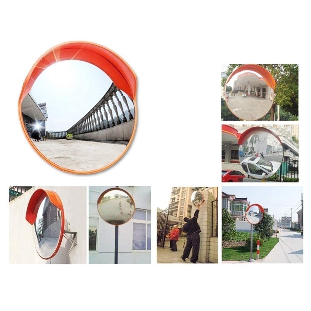 Wide Angle Safety Mirror for Blind Spot - Shatterproof Traffic Mirror for Door Entry, 45-120CM Adjustable Range (100CM Size) - Perfect for Driveways, Garages & Warehouse Safety