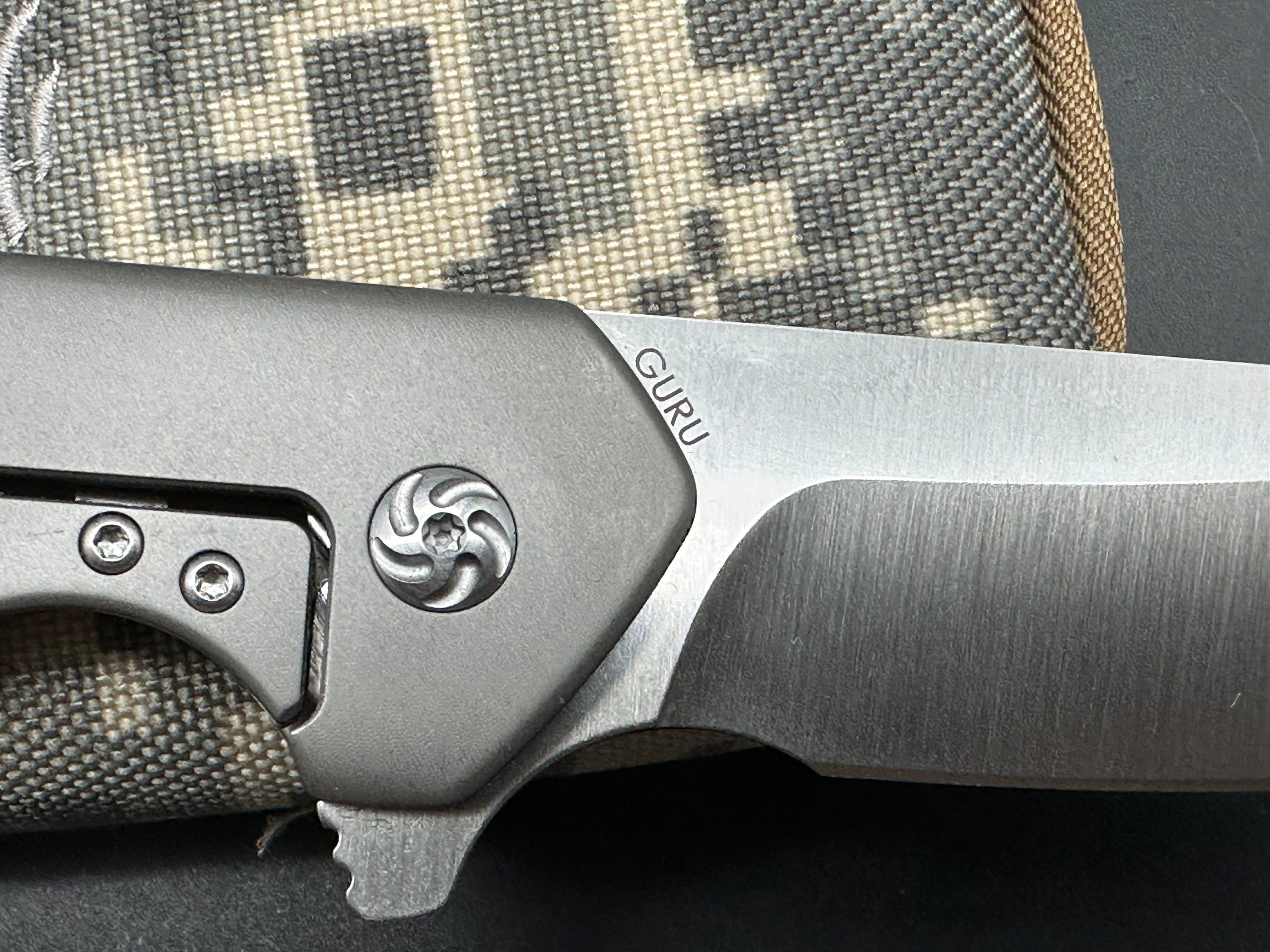 Kizer Guru Folding Pocket Knife - Ki 3504K1 with S35VN Steel Blade & Titanium Handle | Designed by Matt Degnan | EDC, Camping, Hiking & Outdoor Survival Tool