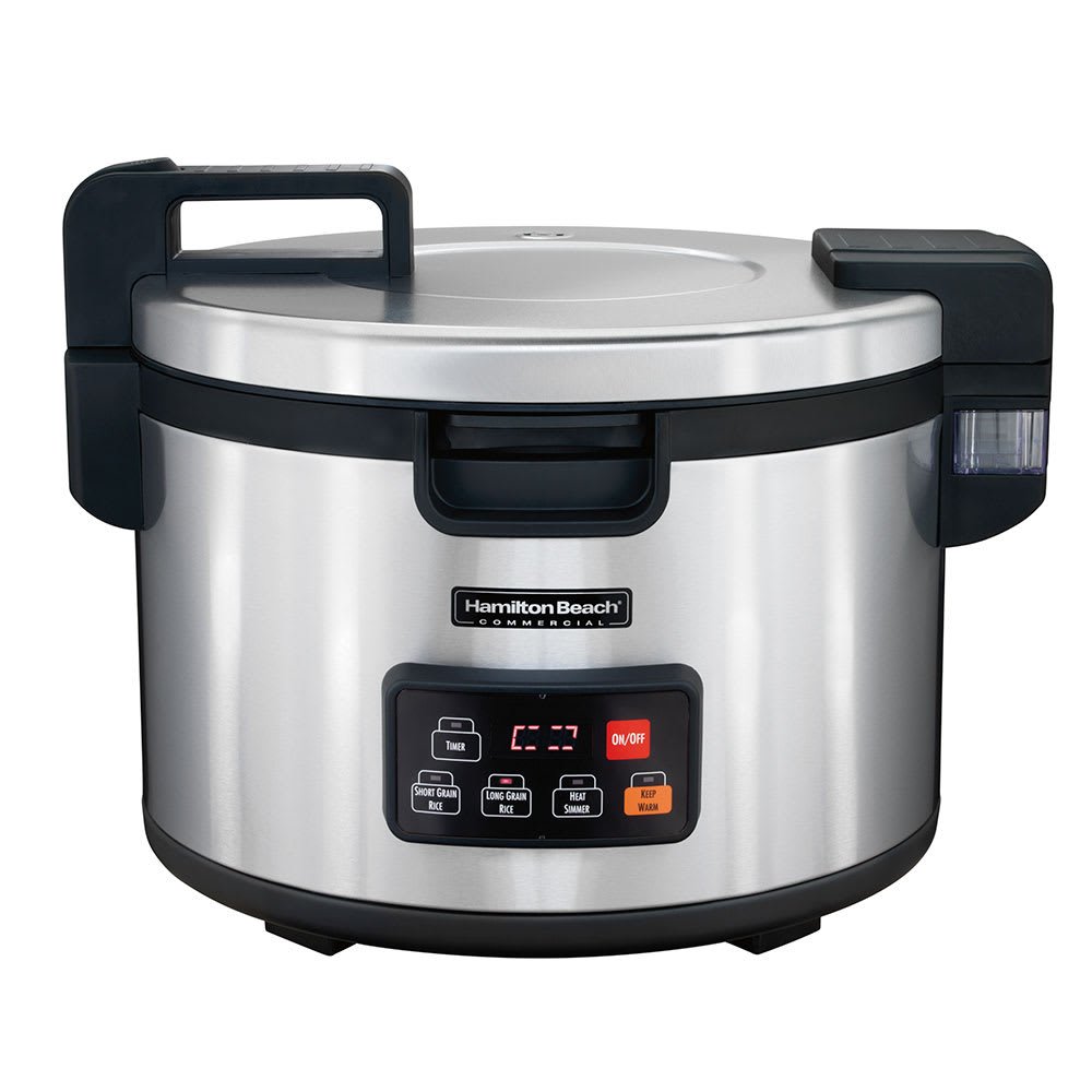 Hamilton Beach 37590 Commercial 90-Cup Rice Cooker & Warmer - Perfect for Restaurants, Catering & Large Gatherings