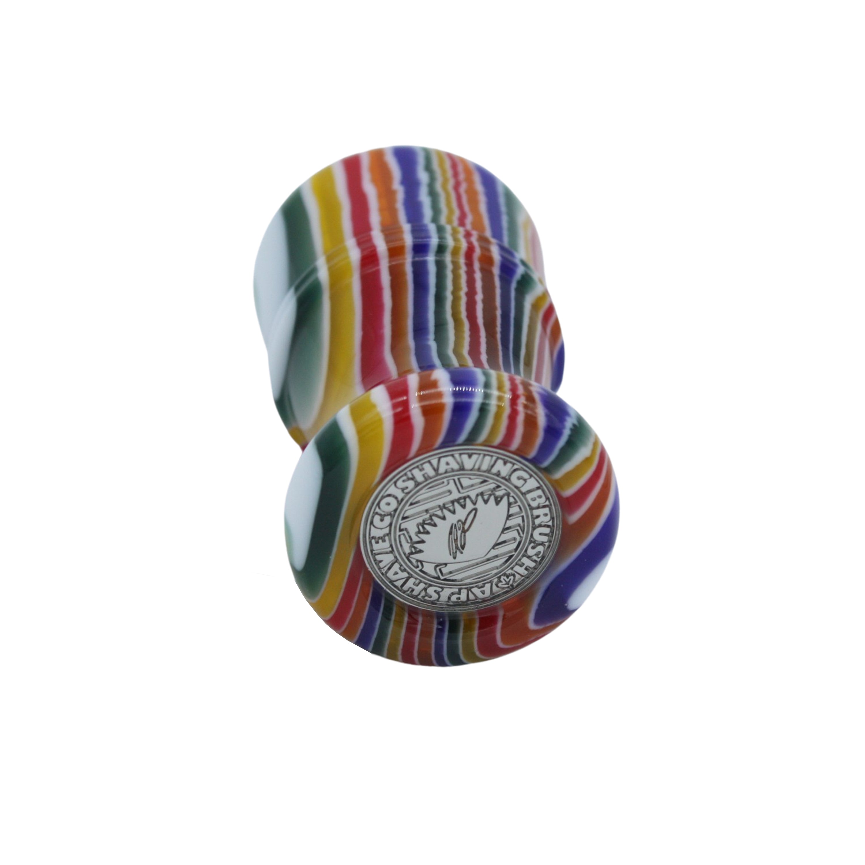 Premium Handcrafted Candy Stripe Shaving Brush Handle - Fits 24mm & 26mm Knots - Perfect for Wet Shaving, Grooming Kits & Luxury Bathroom Accessories