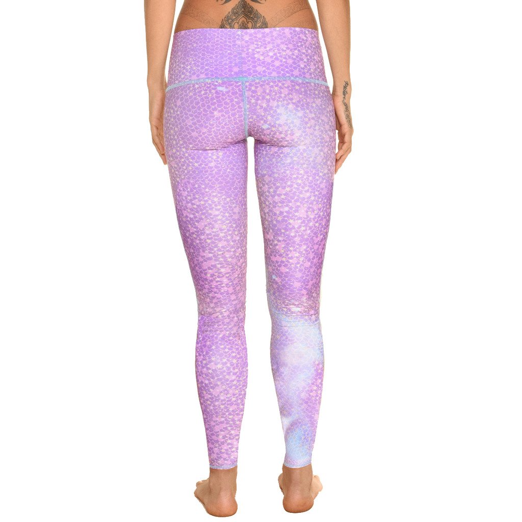 Teeki Women's Mermaid Fairyqueen Lavender Hot Pants - Yoga, Dance & Lounge Wear for Comfort & Style