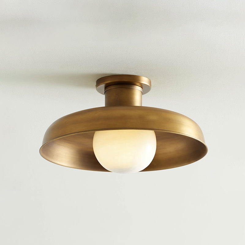 Modern Clifton Ceiling Light Fixture - Elegant Flush Mount Lighting for Bedroom, Living Room & Hallway - Energy Efficient LED Indoor Light with Frosted Glass Shade
