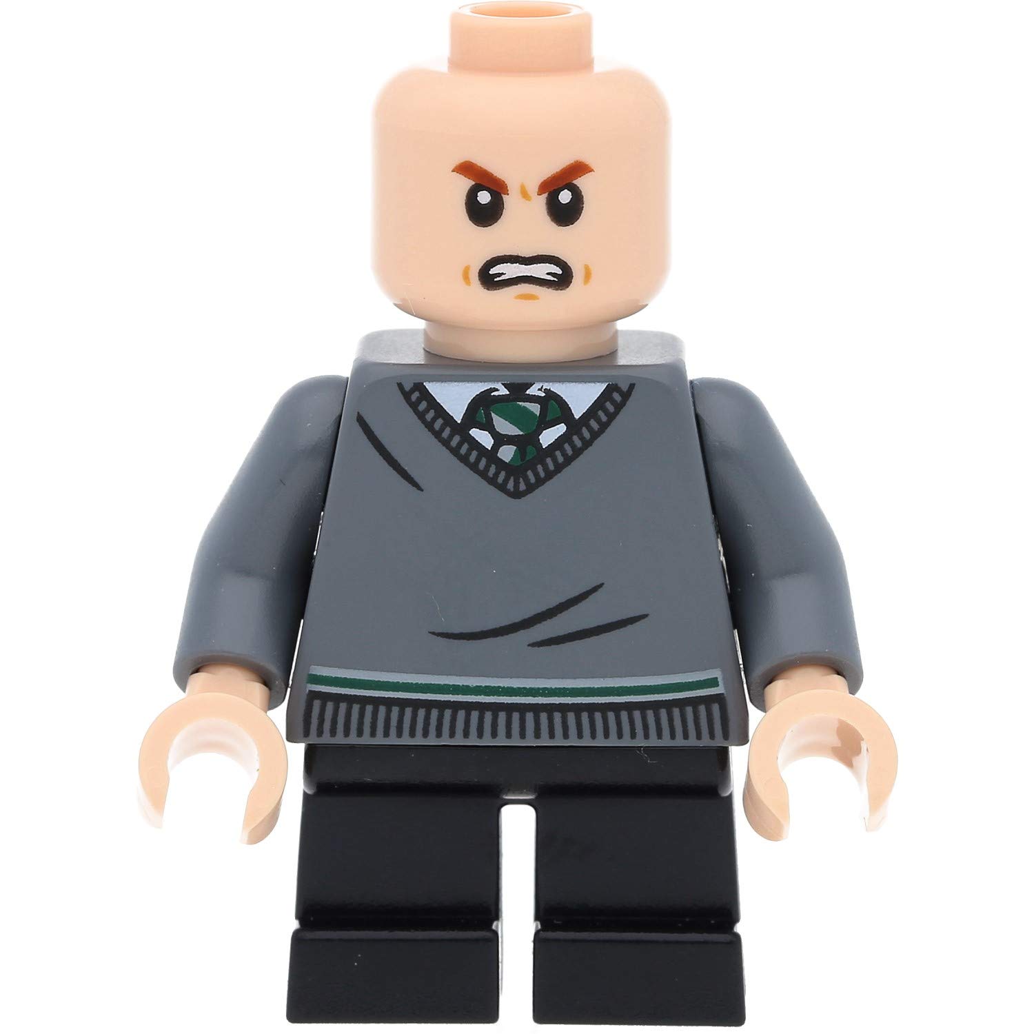 LEGO Harry Potter Draco Malfoy Mini Figure with Gray Sweater & Magic Wands - Collectible Toy for Kids, Perfect for Playtime, Display & Harry Potter Themed Parties