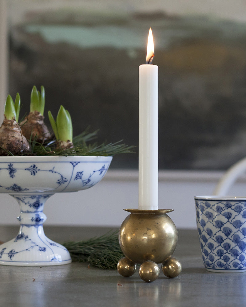 Liljeholmens Kronljus 50-Pack White Candles - Perfect for Weddings, Parties & Home Decor