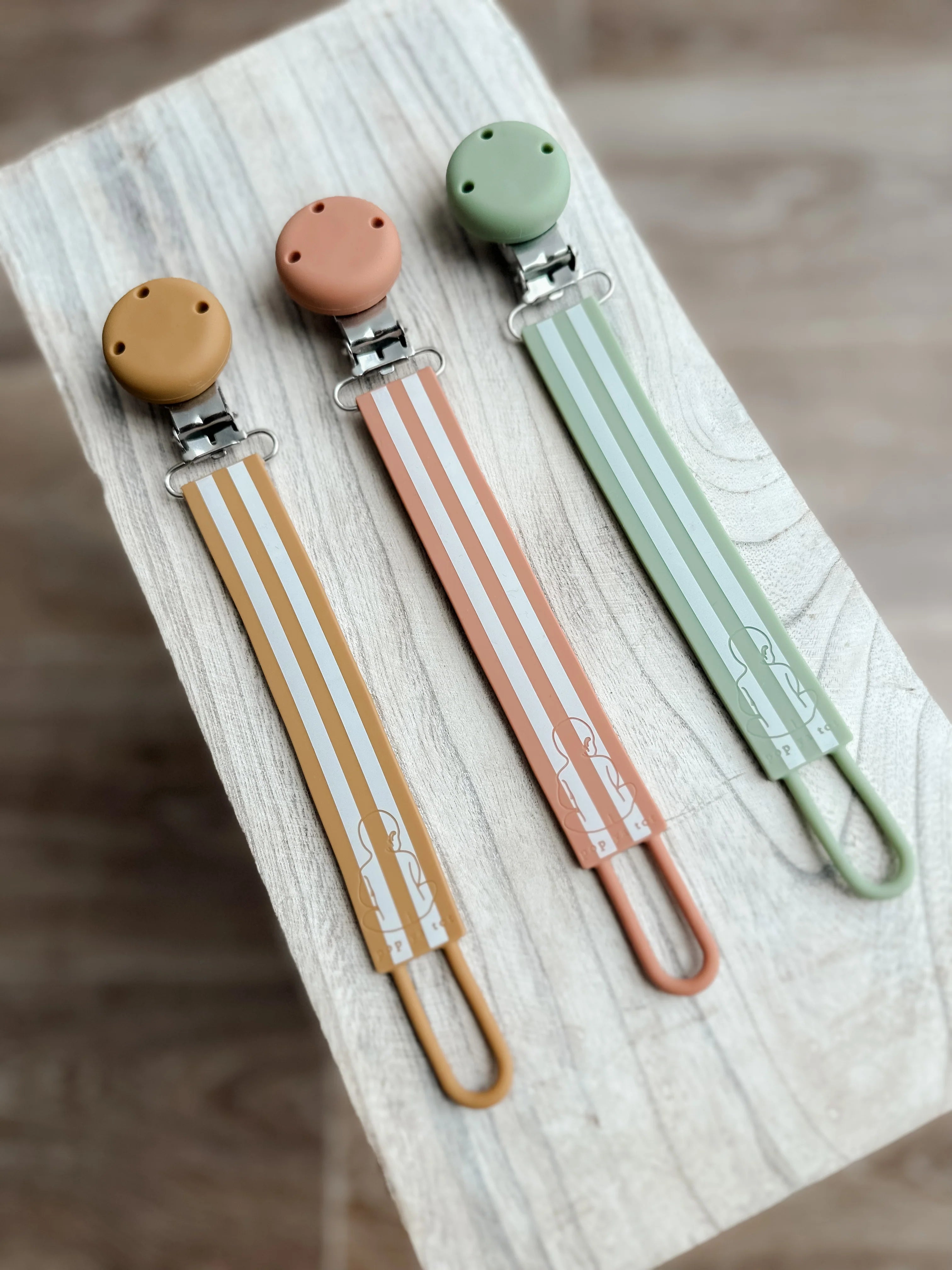 Pop Ya Tot Carnival Dummy Clip - Colorful Pacifier Holder for Babies & Toddlers - Perfect for Festivals, Travel and Everyday Use