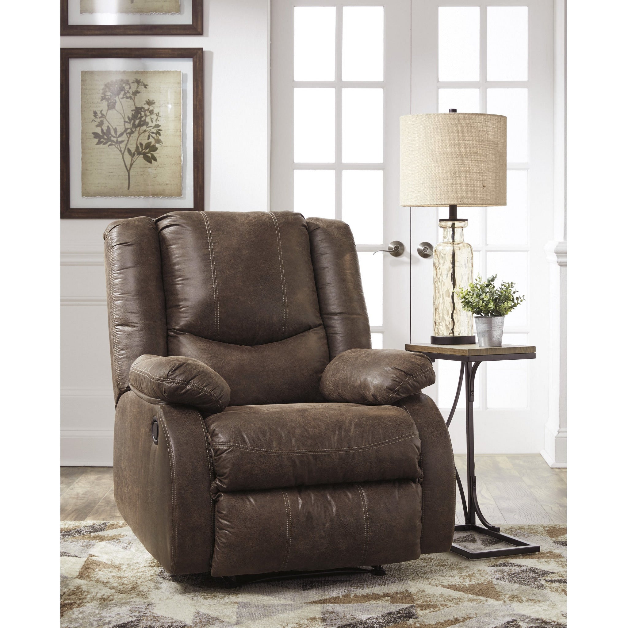 Bladewood Zero Wall Recliner - Power Lift Reclining Chair with Massage & Heat for Elderly, Living Room, Home Theater (Modern Grey Fabric) - Perfect for Relaxing, Watching TV & Napping