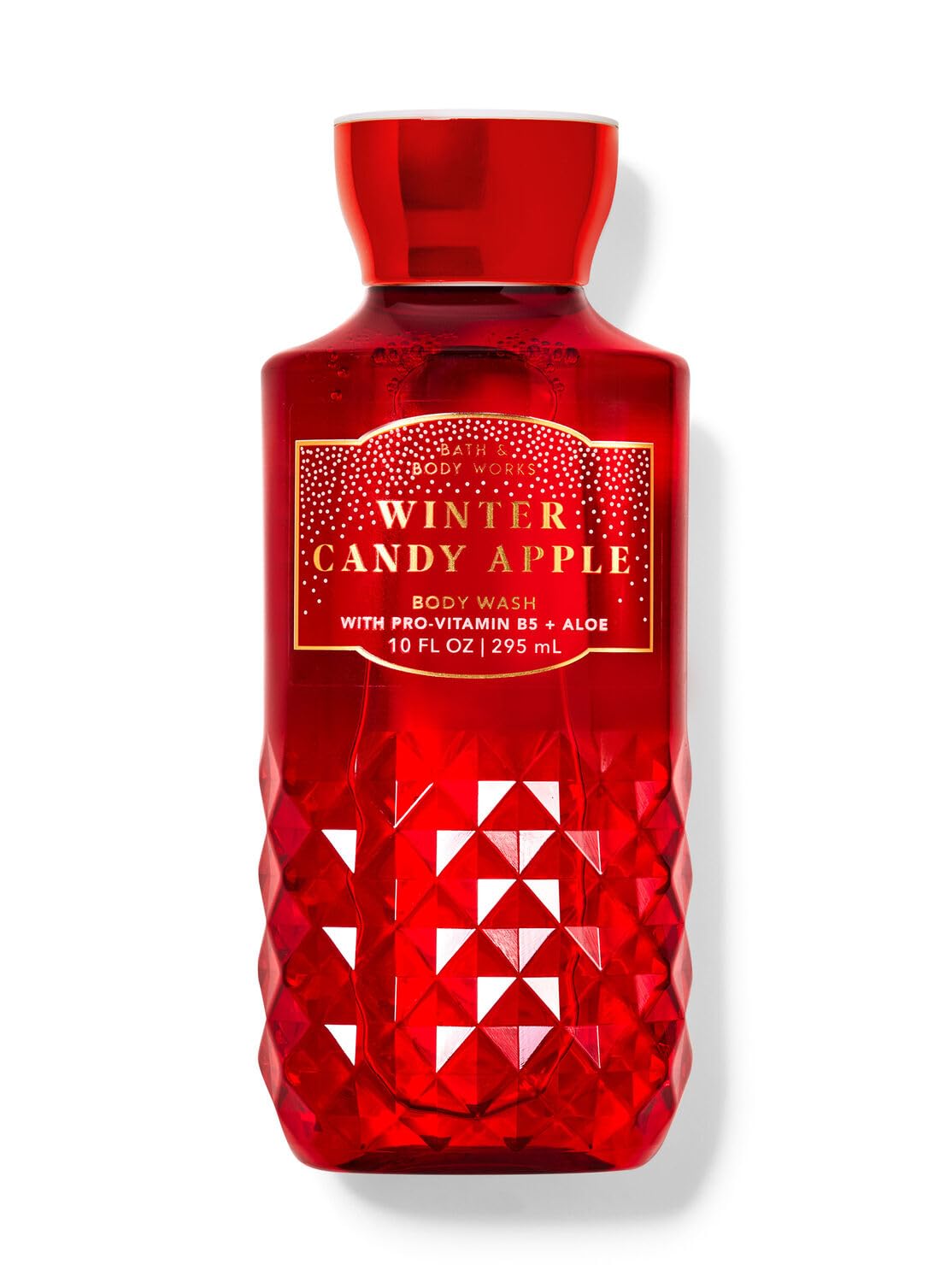 Bath & Body Works Winter Candy Apple Moisturizing Body Wash - 10 oz | Holiday Scented Shower Gel for Dry Skin | Perfect for Winter Skincare Routine & Christmas Gifts