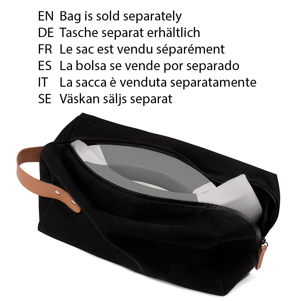 Portable Travel Potty Chair for Kids - Foldable & Lightweight (Dark/Light Gray) | Perfect for Road Trips, Camping & Outdoor Adventures