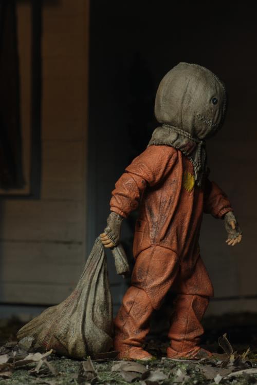 Trick 'r Treat Ultimate Sam Halloween Decoration - Scary Animated Prop for Haunted House, Yard, and Party Decor