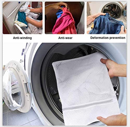 Large Mesh Laundry Bag for Travel, Gym & College - Breathable Wash Bag for Delicates & Sports Clothes
