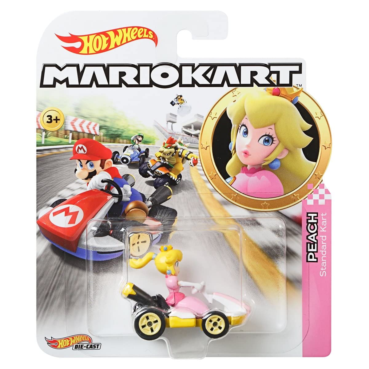 Hot Wheels Mario Kart 7 Die Cast Car Set Bundle - 1:64 Scale Collectible Toy Cars for Kids & Adults - Perfect for Racing Games, Display Collections & Gifts