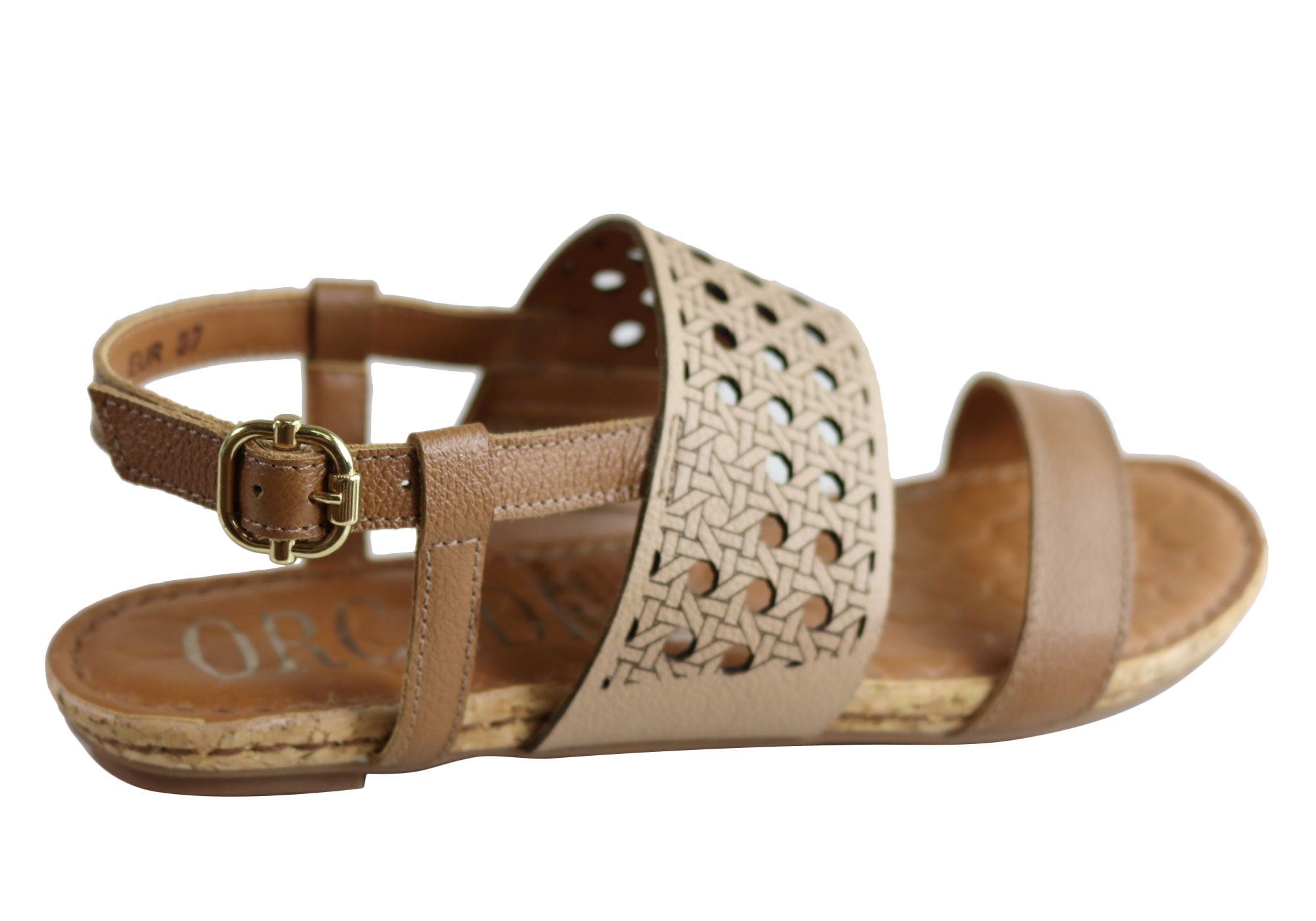 Orcade Gismo Women's Comfortable Leather Sandals - Handmade in Brazil - Perfect for Beach, Vacation & Summer Outfits