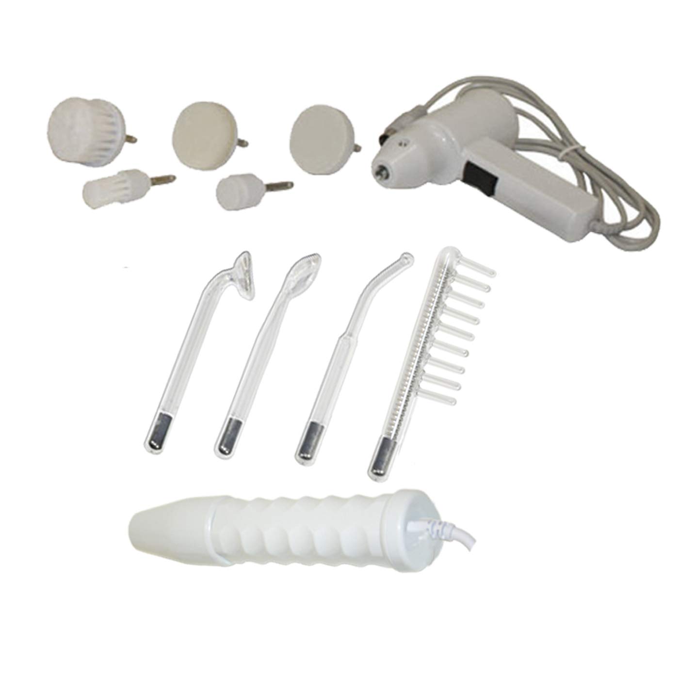 4 in 1 Professional Facial Steamer with High Frequency, Rotating Brush & Magnifying Lamp - Electric Facial Bed for Spa, Salon & Home Skincare Treatments