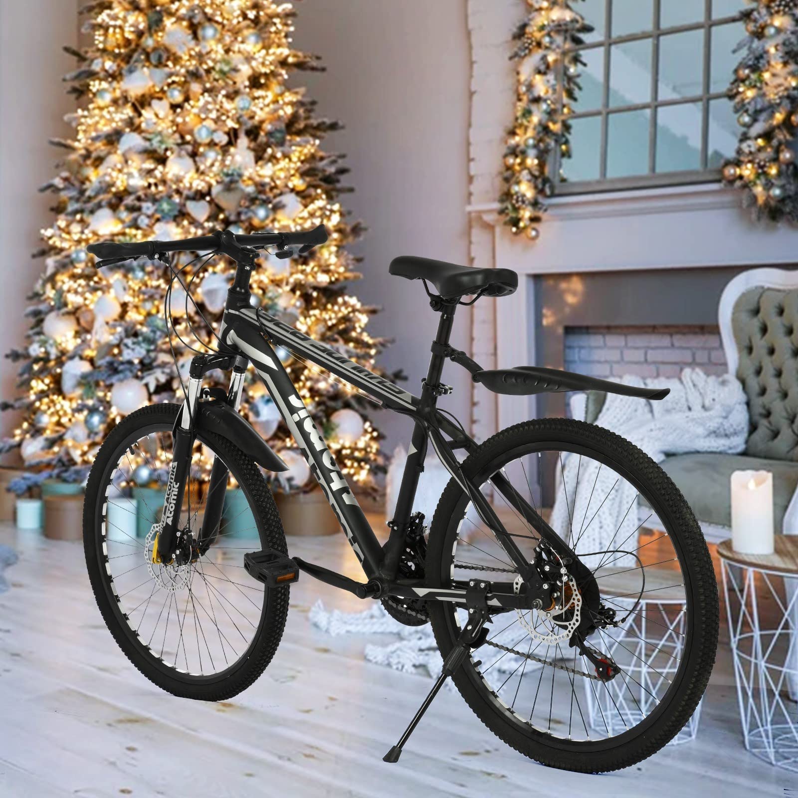 DondPO 26 Inch Mountain Bike for Adults - 21 Speed Adjustable Commuter Bicycle with Dual Disc Brakes | Perfect for Trail Riding, City Commuting & Outdoor Adventures