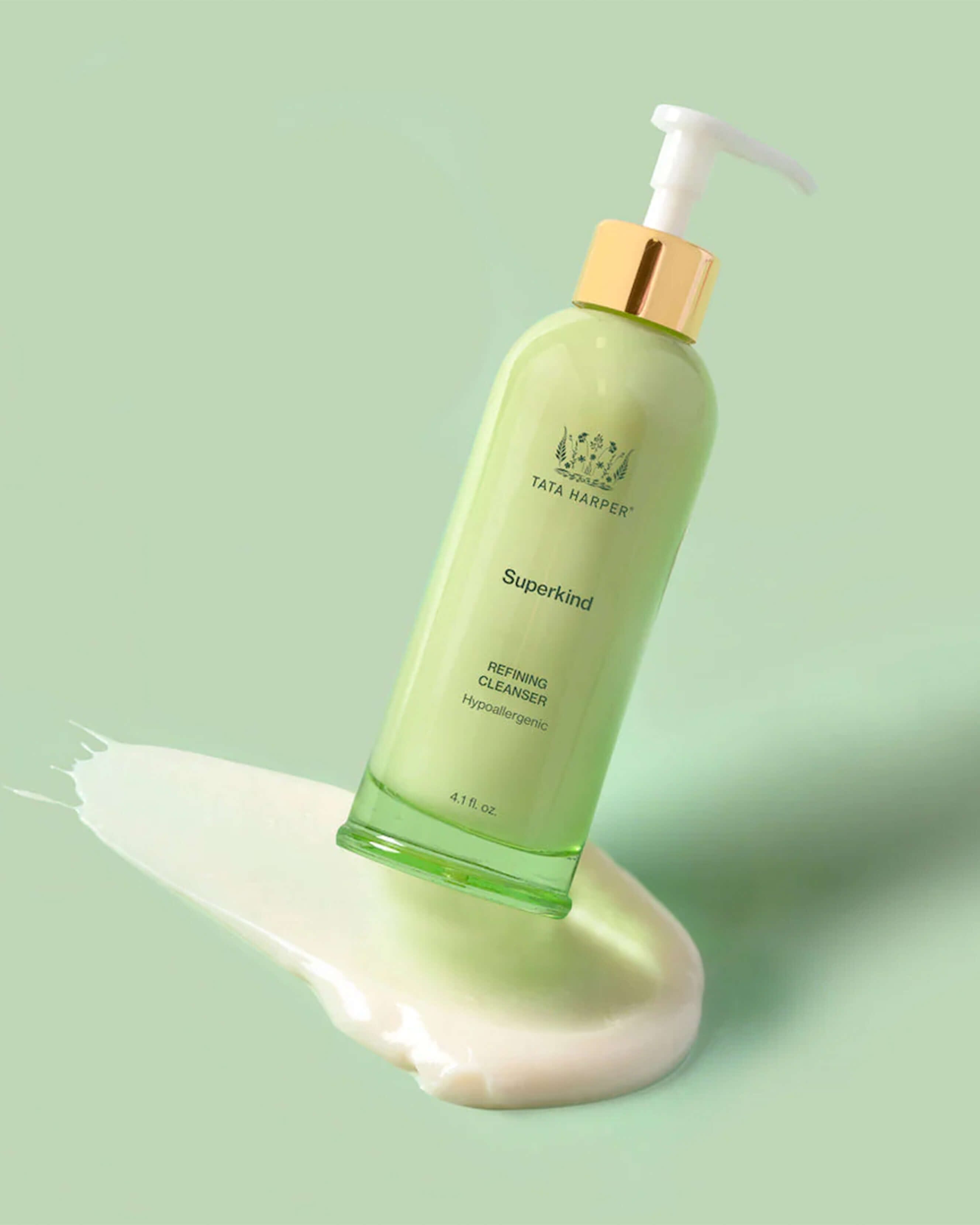 SUPERKIND Refining Cleanser - Gentle Exfoliating Face Wash for Sensitive Skin | Daily Skincare Routine, Acne Treatment & Pore Minimizing