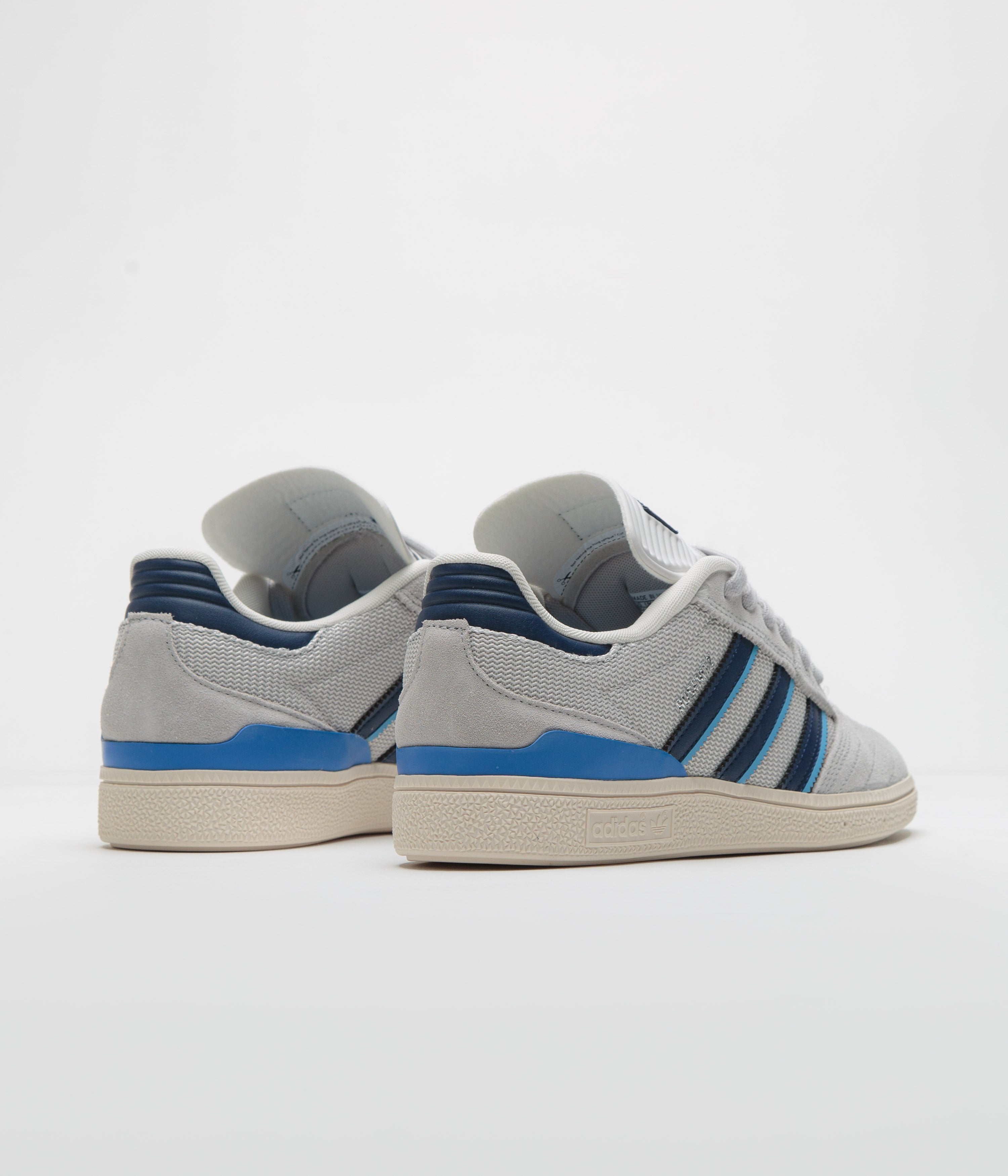 Adidas Busenitz Pro Skate Shoes for Men - Grey Two/Dark Blue/Chalk White | High-Performance Sneakers for Skateboarding & Streetwear Fashion