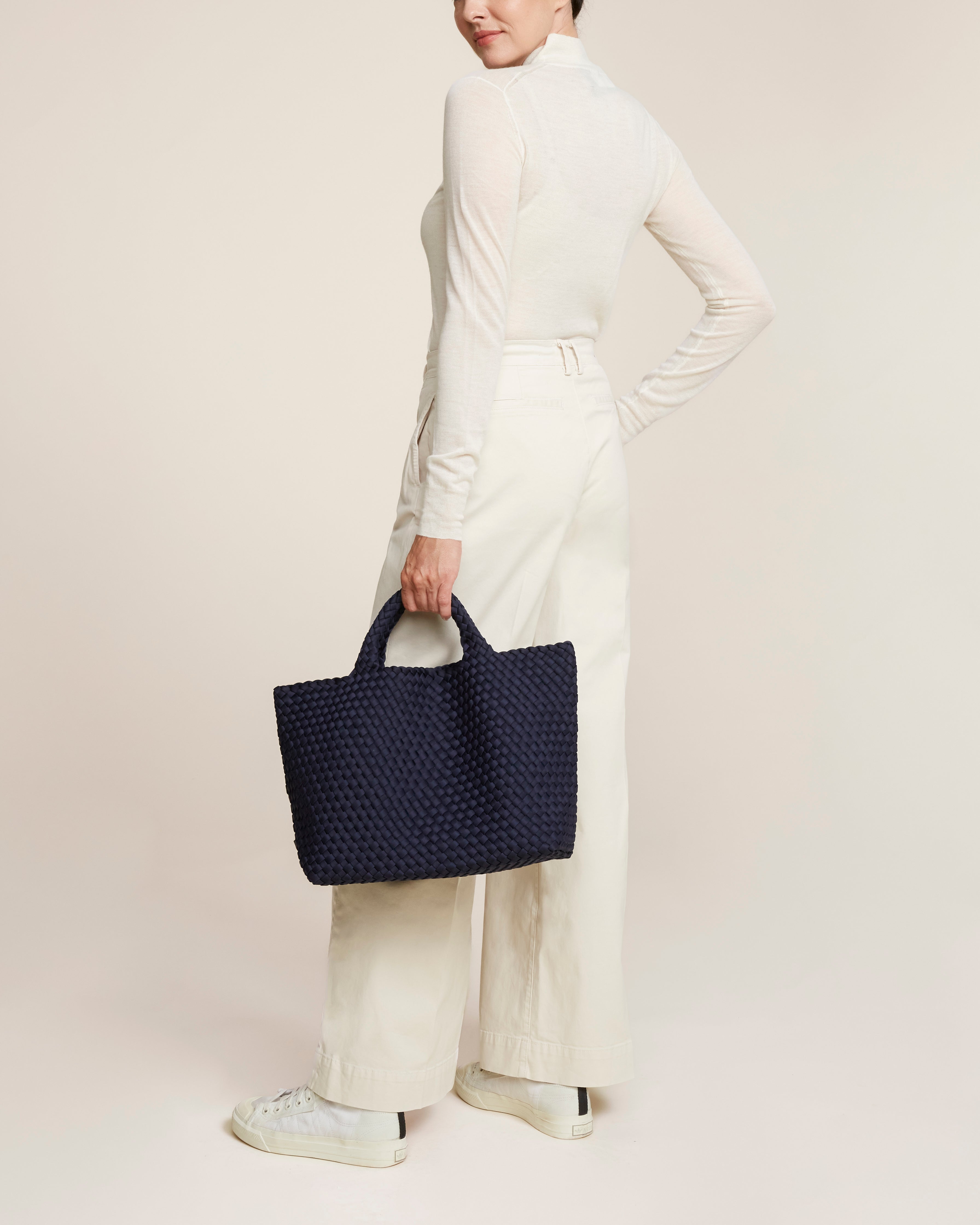 Naghedi St. Barths Medium Tote Bag - Stylish Beach Tote for Women, Perfect for Vacation, Shopping & Everyday Use