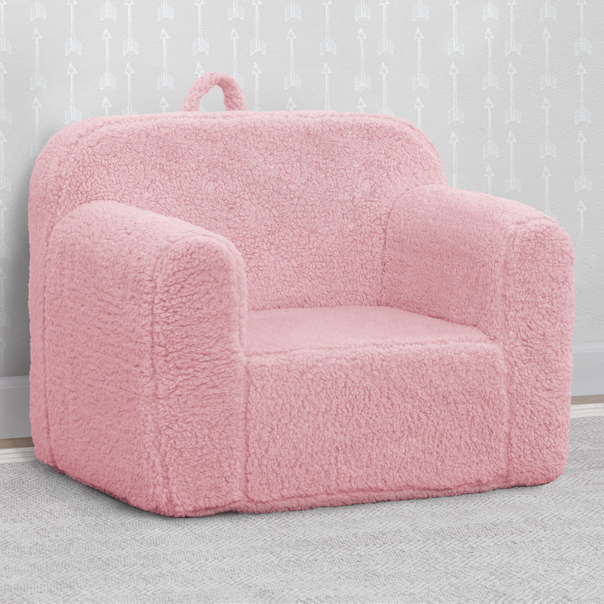 Cozy Sherpa Chair for Kids - Soft & Warm Children's Lounge Chair - Perfect for Reading, Gaming & Relaxing in Bedroom or Playroom