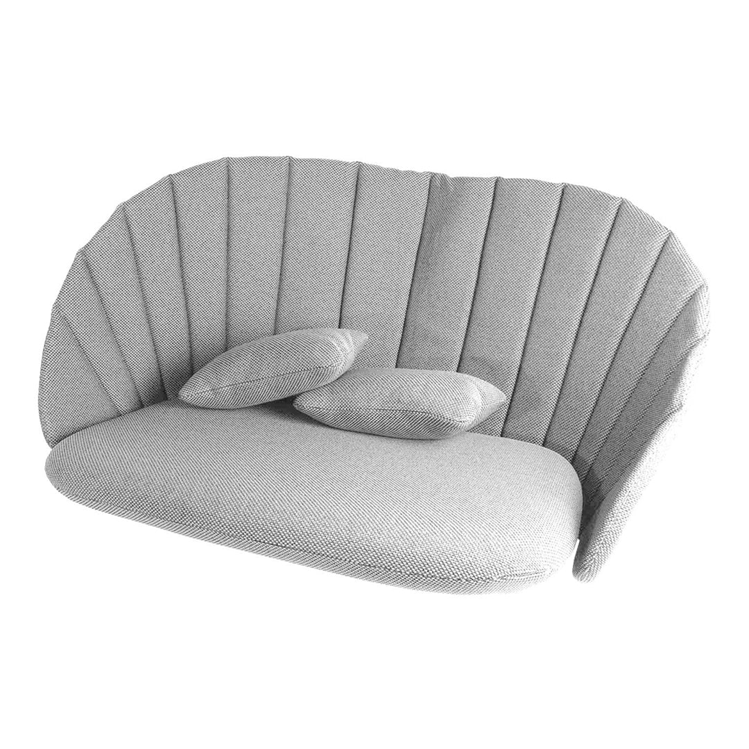 Peacock Wing 2-Seater Sofa Cushion Set - Soft & Comfortable Seat Covers for Living Room, Lounge, and Patio Furniture
