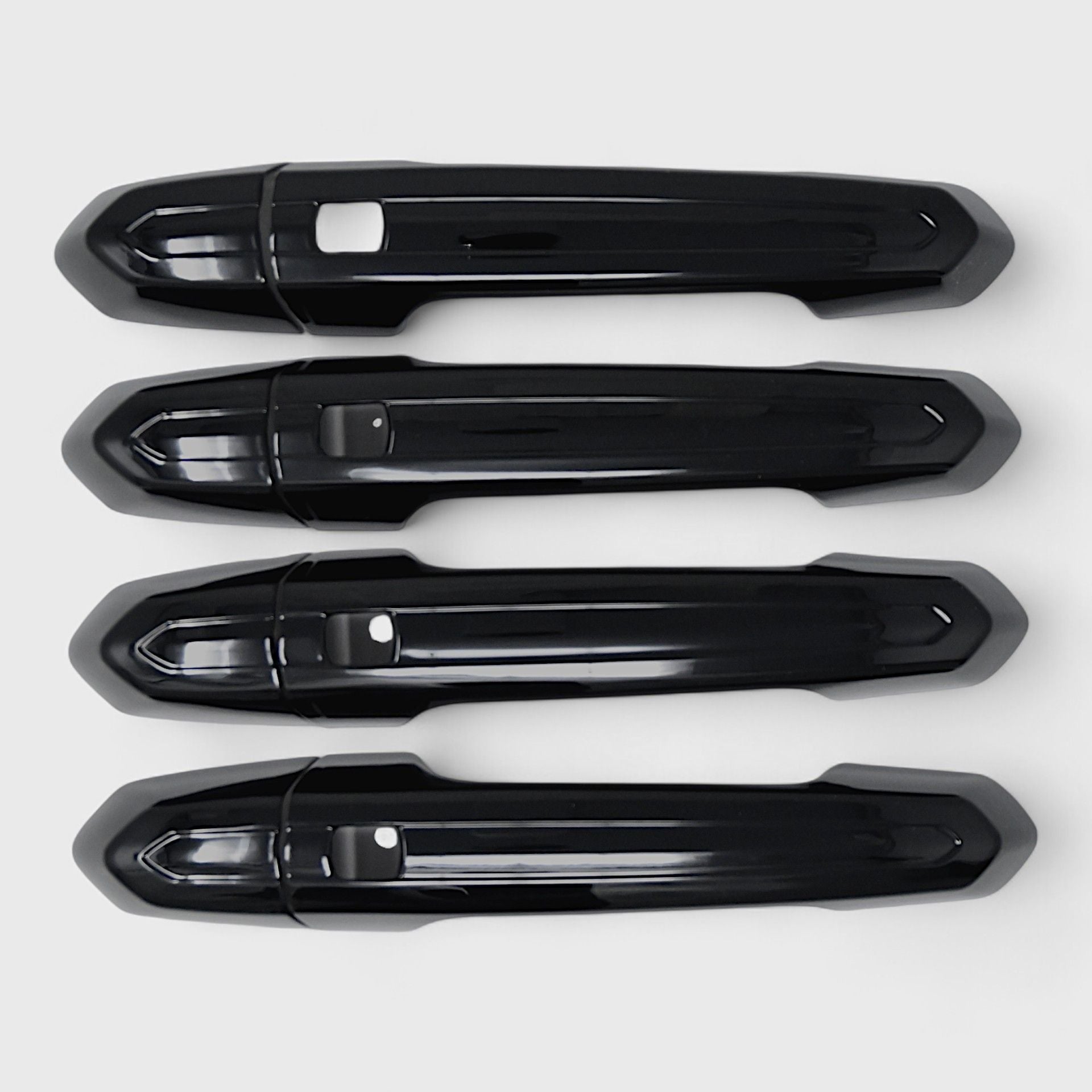 Glossy Black Chrome Delete Door Handle Cover - DH6334BLK | Car Exterior Accessory Upgrade for Sedans, SUVs & Trucks | Weatherproof & Scratch-Resistant