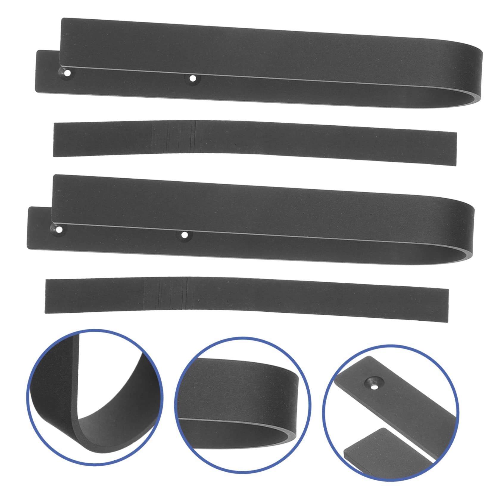 PRETYZOOM 2-Pack Heavy Duty Skateboard Wall Mount Hooks - Durable Metal Snowboard Storage Rack for Ski & Skateboard Organization - Space Saving Indoor Sports Gear Hanger for Garage, Bedroom & Playroom
