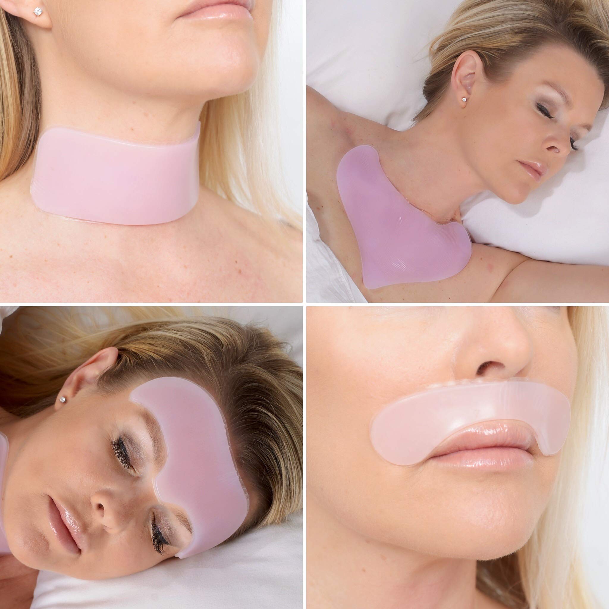 Kami Pure Anti-Wrinkle Lip & Smile Line Silicone Pad - Reusable Collagen Patch for Lip Wrinkles, Hydrating & Plumping Facial Mask | Hypoallergenic Anti-Aging Treatment | Perfect for Night Care, Travel & Daily Skincare Routine - Single Pack