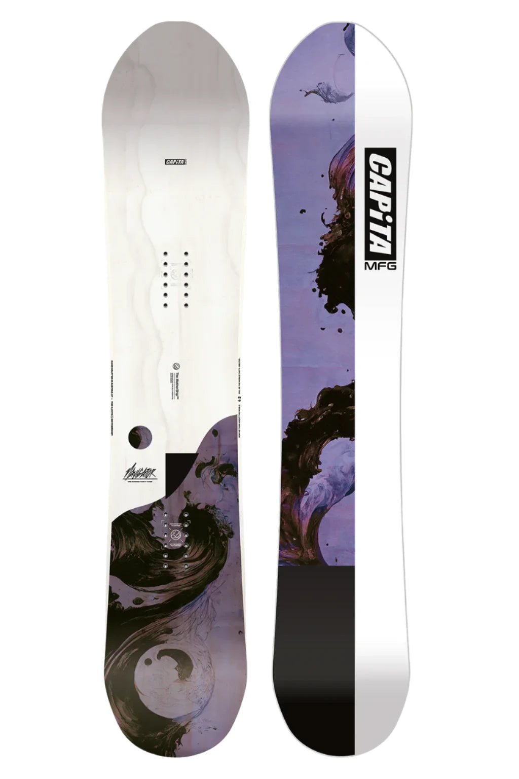 CAPiTA Women's The Navigator Snowboard 2025 - All-Mountain Freestyle Snowboard for Women | Perfect for Powder, Groomers & Park Riding