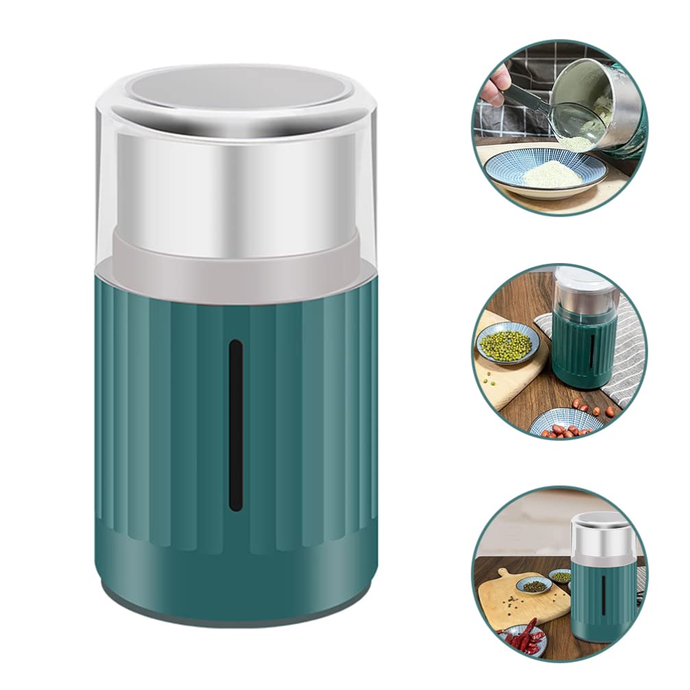Premium Electric Coffee Grinder - Stainless Steel Blade, Portable & Quiet for Espresso, French Press, Drip - Perfect for Home, Office, Travel - 304 Stainless Steel Construction - Fast & Even Grinding for Fresh Coffee Every Morning