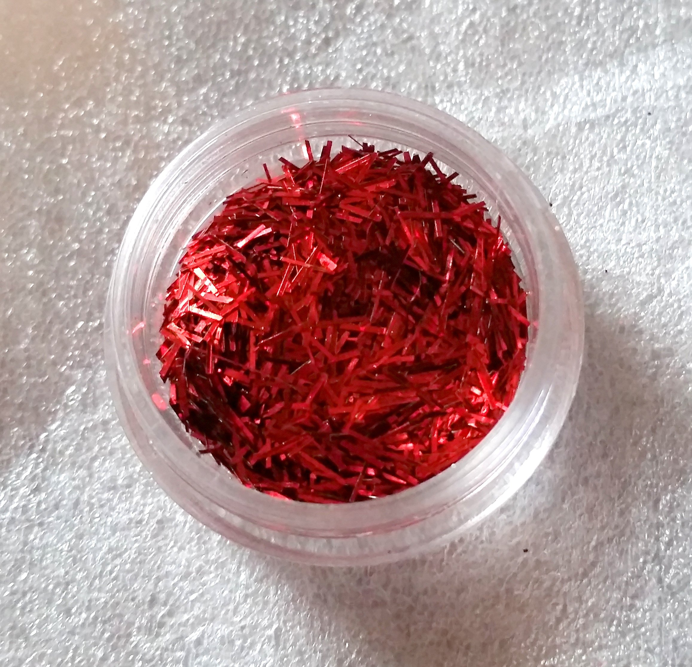 Red Nail Art Glitter Powder for Manicure & Pedicure | Professional Nail Design Accessory | Perfect for DIY Nail Art, Salon Use & Special Occasions