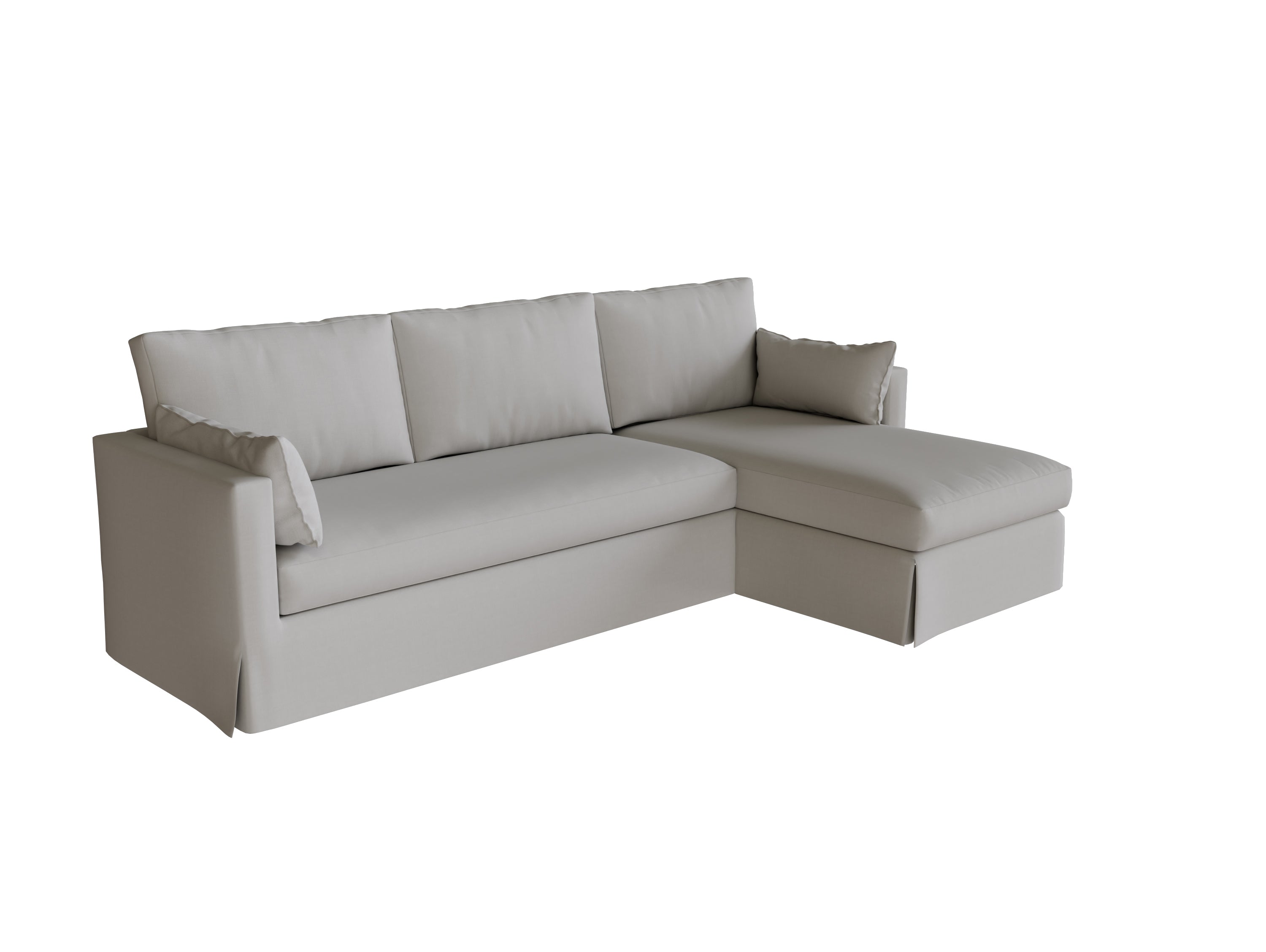 Hyltarp 3-Seater Sofa with Chaise Lounge Cover - Right Sectional Couch for Living Room, Family Room & Apartment Decor