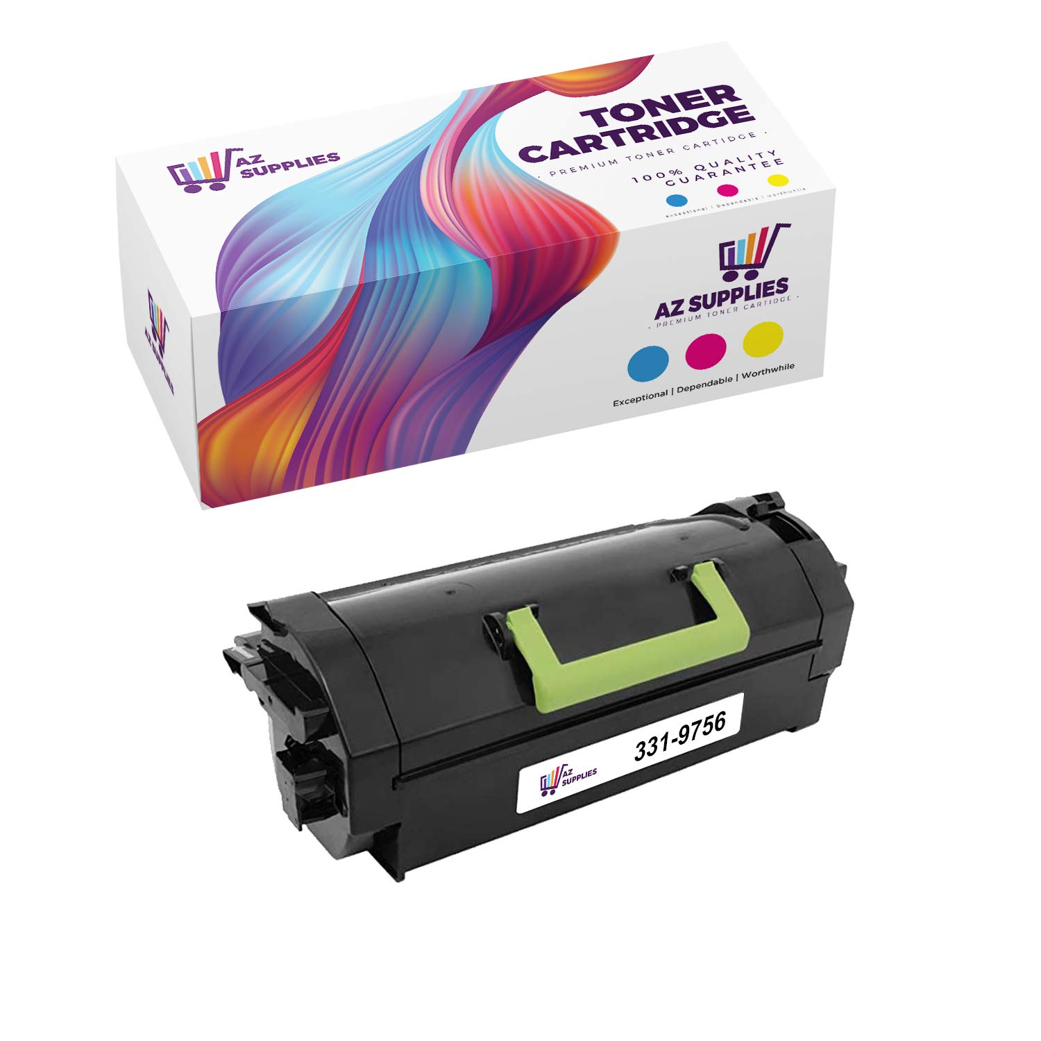 Compatible Dell B5460 Toner Cartridge Replacement (331-9756 X5GDJ) - High Yield Black Ink for Dell B5460/B5460DN/B5465/B5465DN/B5465DNF Laser Printers - 1 Pack - Perfect for Office & Home Printing Needs