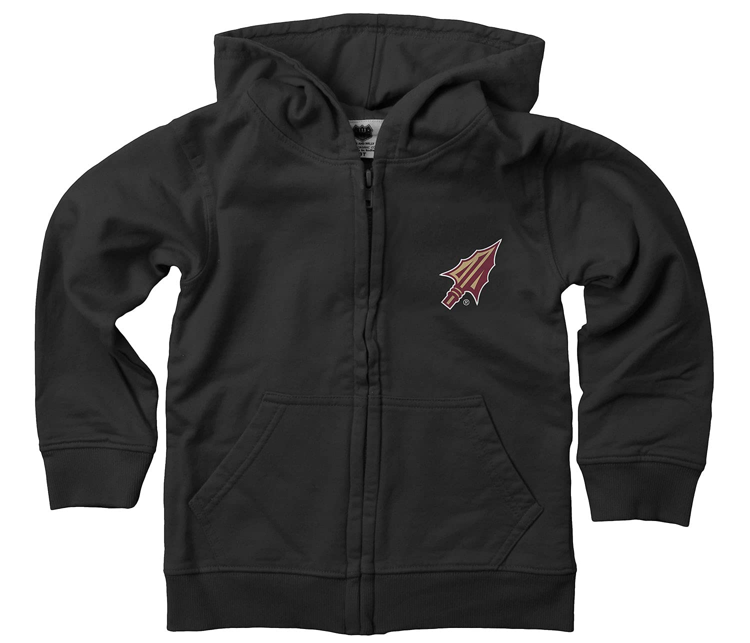 Wes and Willy Boys Zip Up Hoodie - Soft College Fleece Jacket for Kids | Warm & Comfortable Pullover for School, Playdates & Outdoor Activities