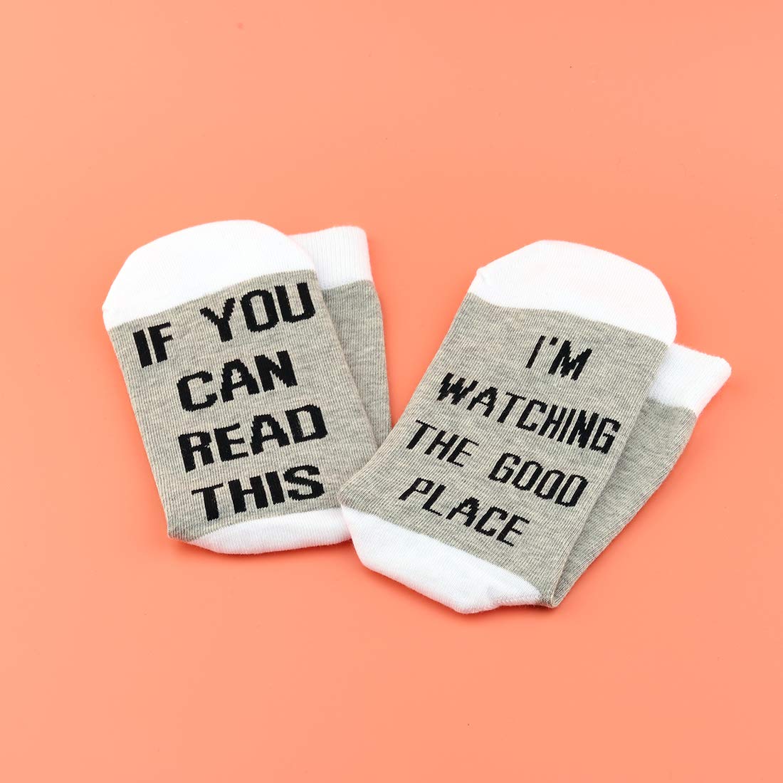 LEVLO TV Show Inspired Cotton Socks - Funny 