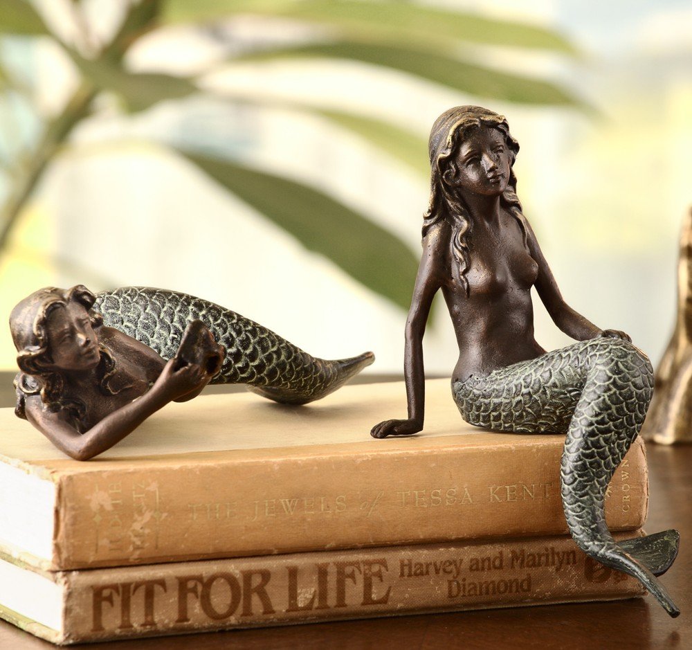 Mermaid Shelf Sitters - Adorable Mermaid Decor for Shelves, Desks & Windows | Perfect for Home, Office & Kids Room Decorations