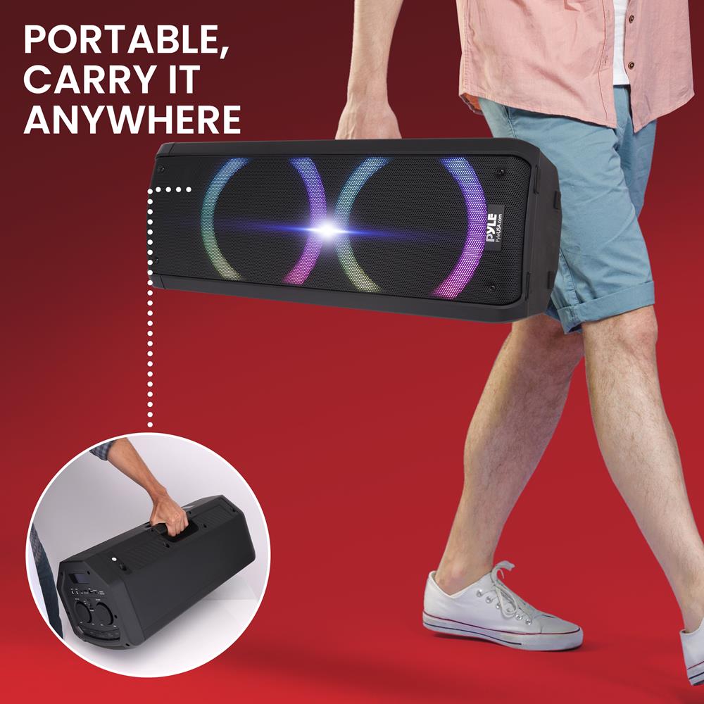 Portable Wireless PA System with Bluetooth - Rechargeable Battery, 1000W Output for Outdoor Events, Parties, and Public Speaking
