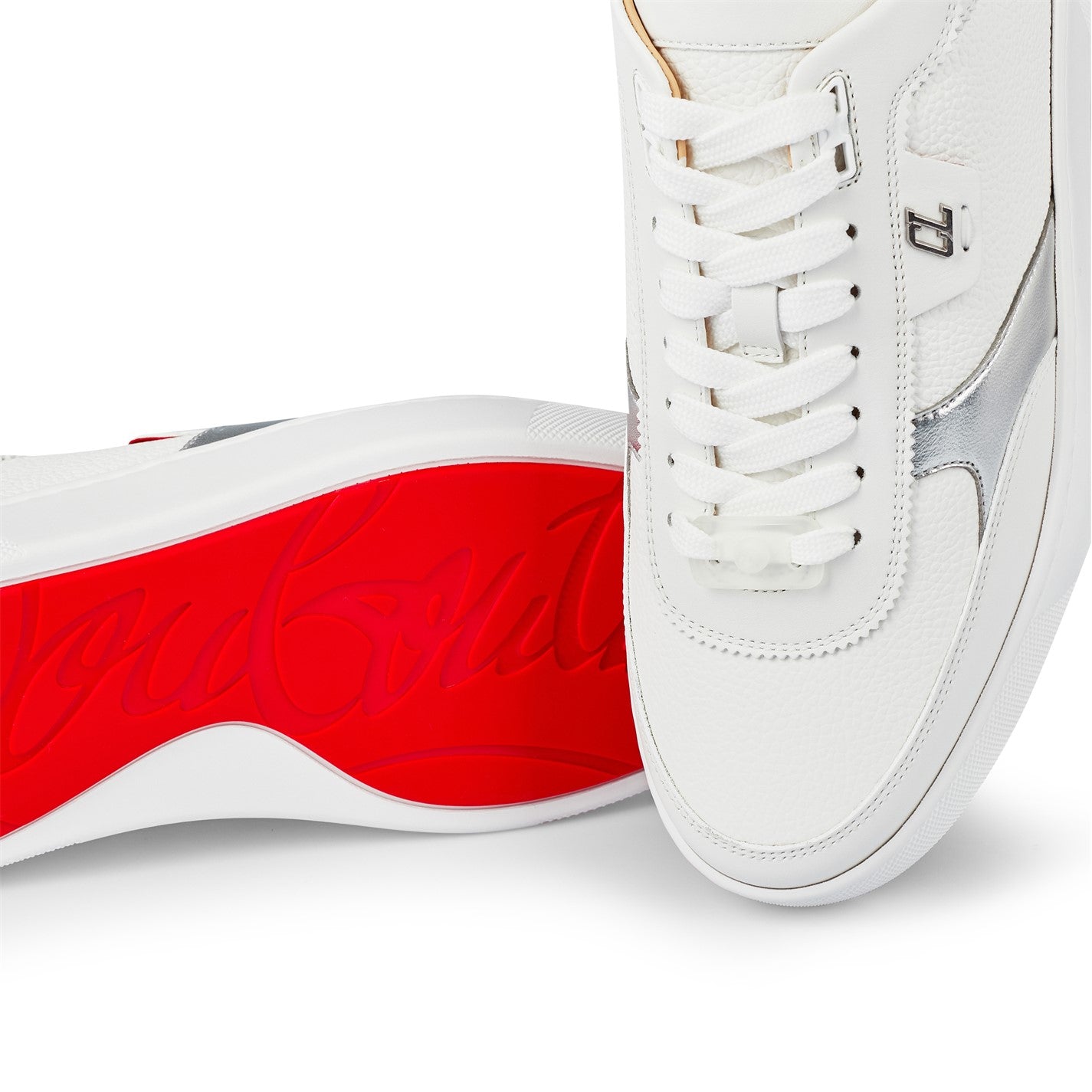 Christian Louboutin Happy Rui Spiked Trainer Sneakers - Women's Luxury Fashion Shoes for Casual Wear & Night Out