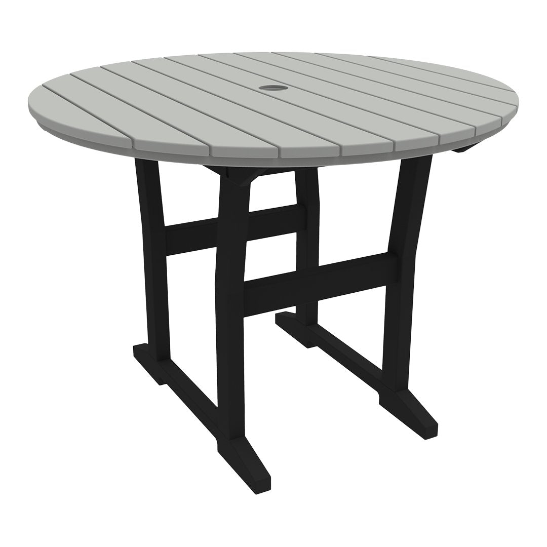 Coastline Cafe Round Dining Table - 36 Inch Modern Kitchen Table for Small Spaces, Breakfast Nook & Apartment - Perfect for Coffee Shops, Restaurants & Home Decor