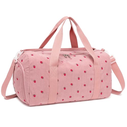 Strawberry Corduroy Pink