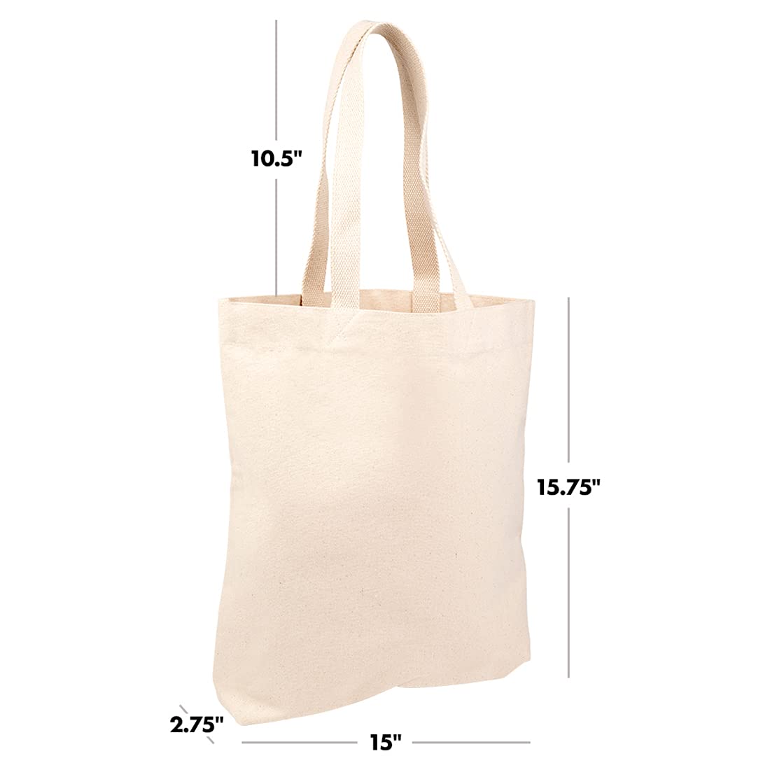 Personalized Canvas Tote Bag for Women - Custom Name Eco-Friendly Reusable Shopping Bag for Beach, Gym, Grocery & School - Durable 1-Pack Tote for Everyday Use, Travel & Work Commute