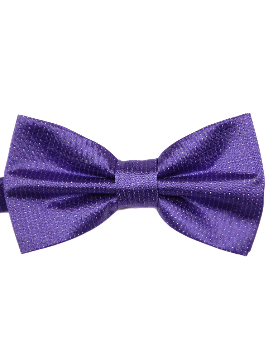Classic Microdot Bow Tie in Purple | Elegant & Stylish Men's Accessory for Weddings, Parties & Formal Events