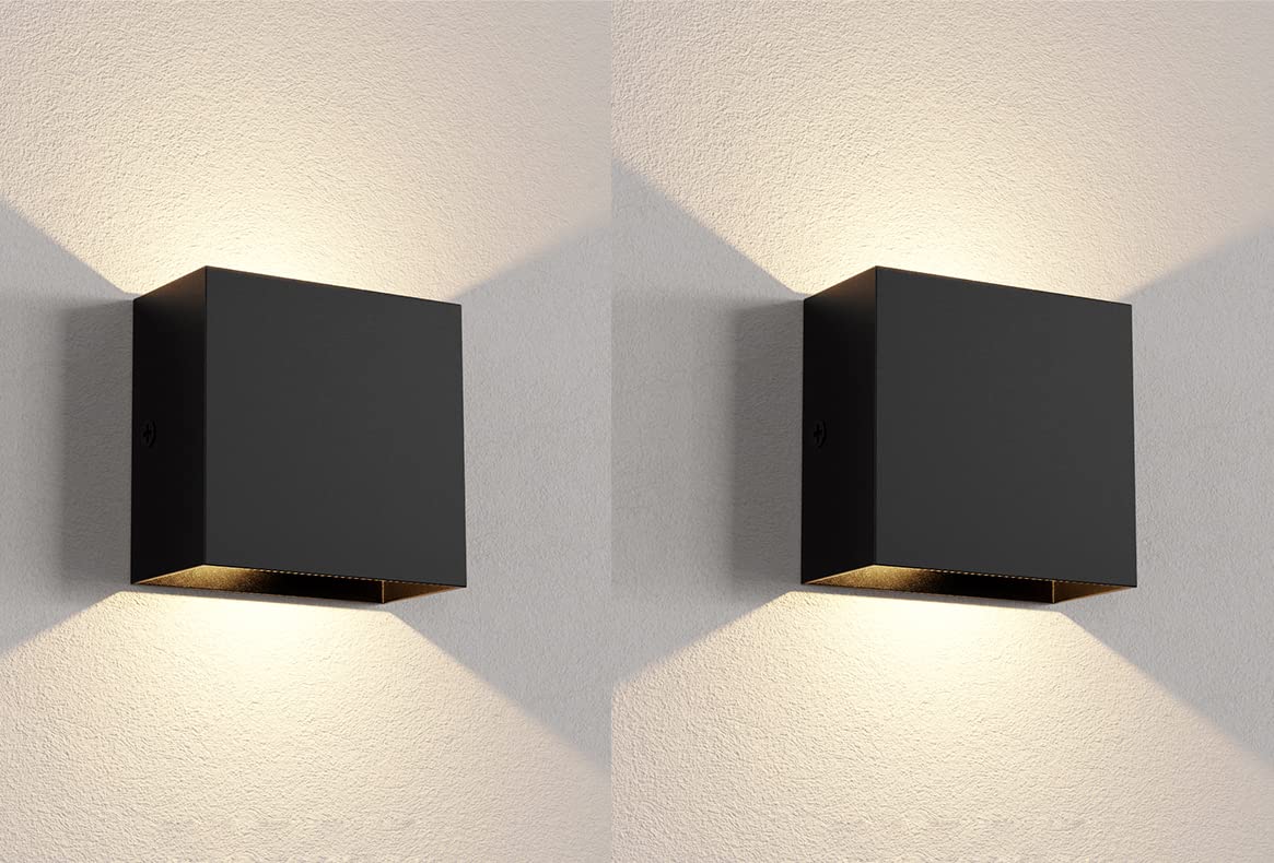ZYI Rechargeable LED Wall Sconce Light - Touch Control, USB Powered Cordless Bedside Lamp for Bedroom, Nursery, Hallway & Staircase - Warm White 3000K (2 Pack, Black) | Perfect for Night Reading, Kids' Room Safety & Ambient Lighting