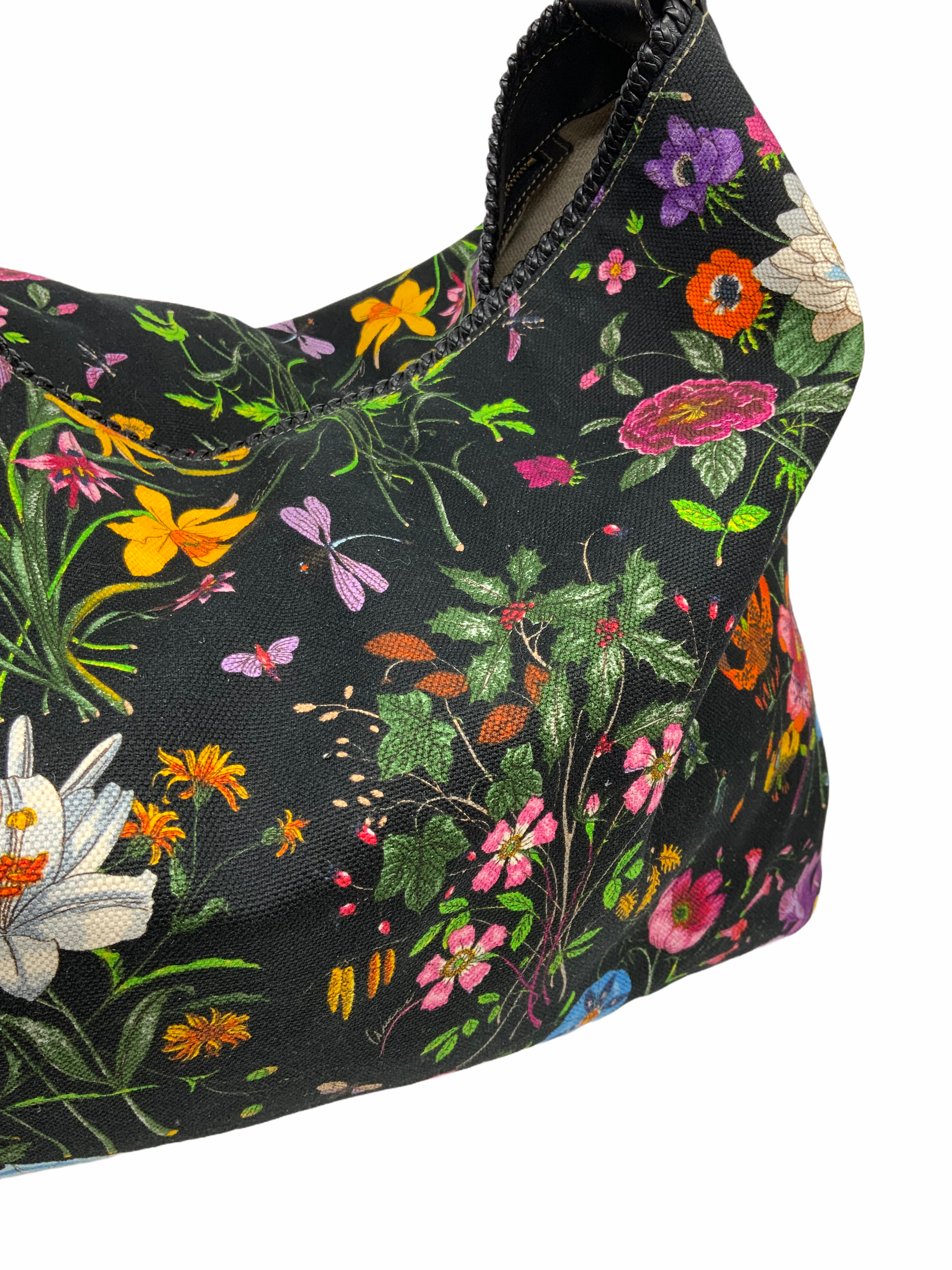 Gucci Horsebit Flora Canvas Large Hobo Bag - Luxury Designer Shoulder Bag for Women | Perfect for Work, Travel & Everyday Use