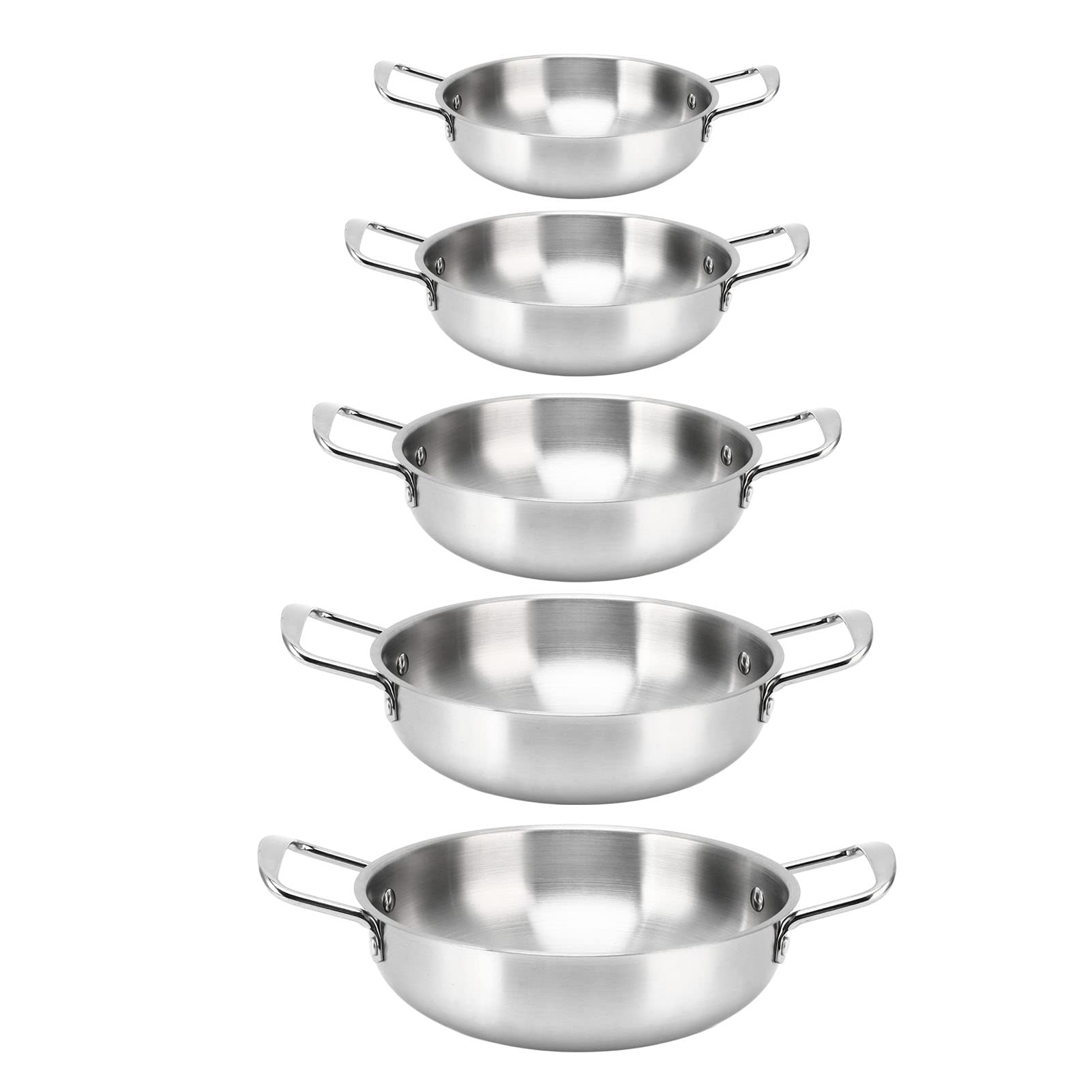 Buachois 26cm Stainless Steel Ramen Pot - Korean Style Even Heat Noodle Cooking Pot for Soup, Seafood & Instant Ramen | Perfect for Home Cooking, Camping & Dorm Use