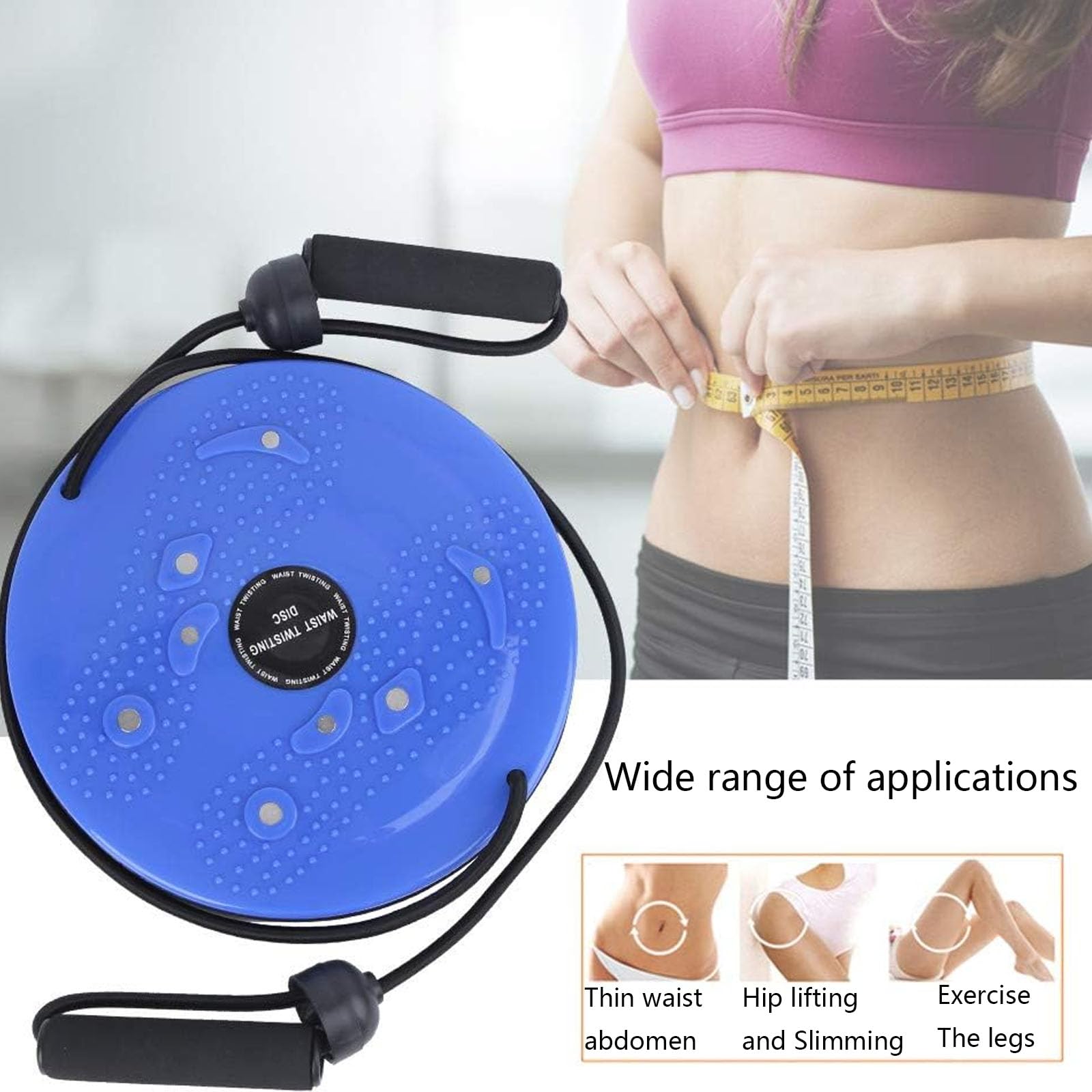 JIAYUYUARPY Waist Twister Board - Exercise & Body Shaping Disc for Weight Loss, Core Strengthening & Ab Workouts (Blue) | Perfect for Home Gym, Office Fitness & Toning Routine