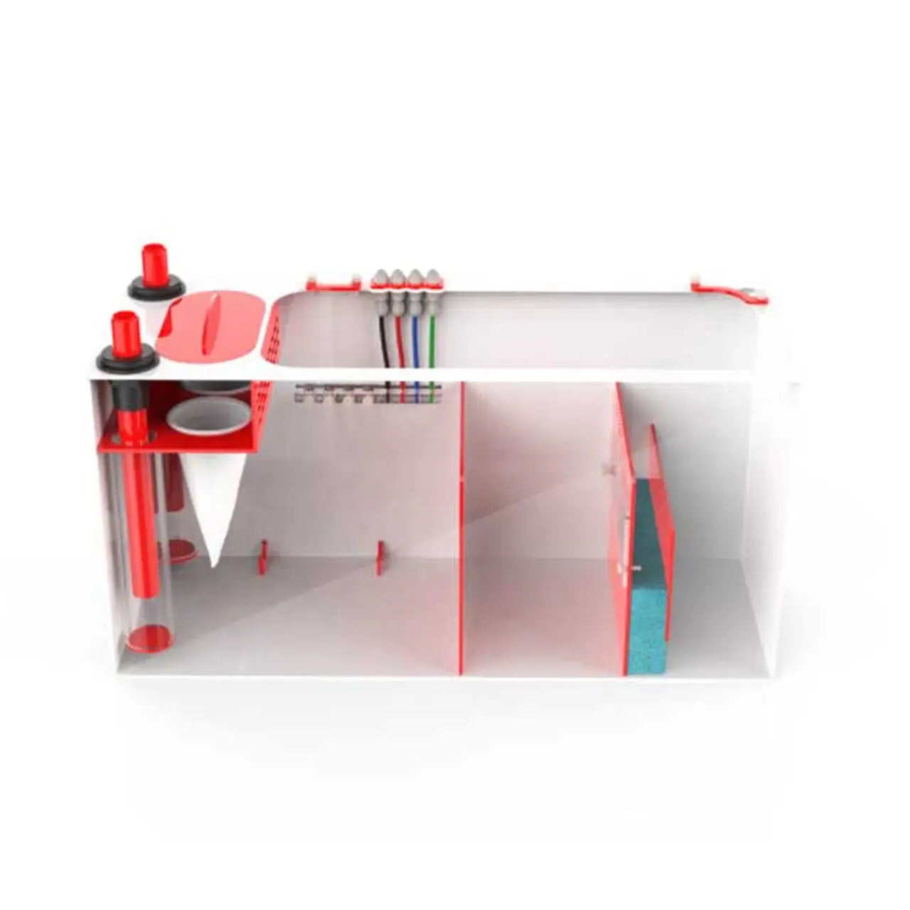 Pro Clear Red Flex Reef Sump 200 - High Performance Protein Skimmer for Saltwater Aquariums | Perfect for Marine Fish Tanks, Coral Reef Systems & Aquatic Life Filtration