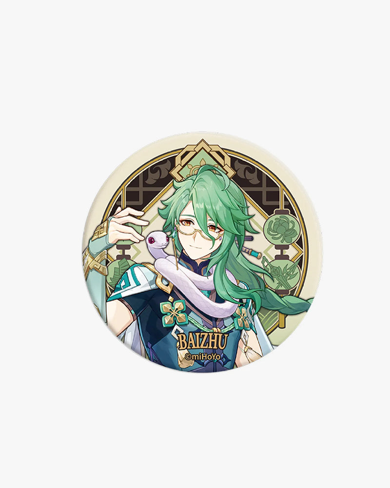 Genshin Impact Liyue Character Pin Badge - Official Anime Collectible for Fans, Cosplay, Backpacks & Gift Giving